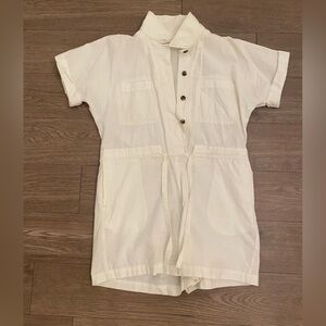 White short jump suit